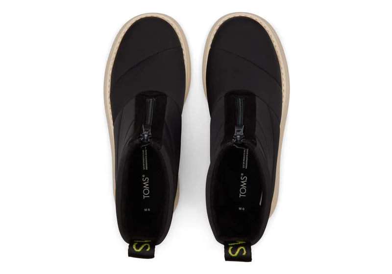 TOMS Alpargata Mallow Puffer-Stiefel für Damen – Schwarz