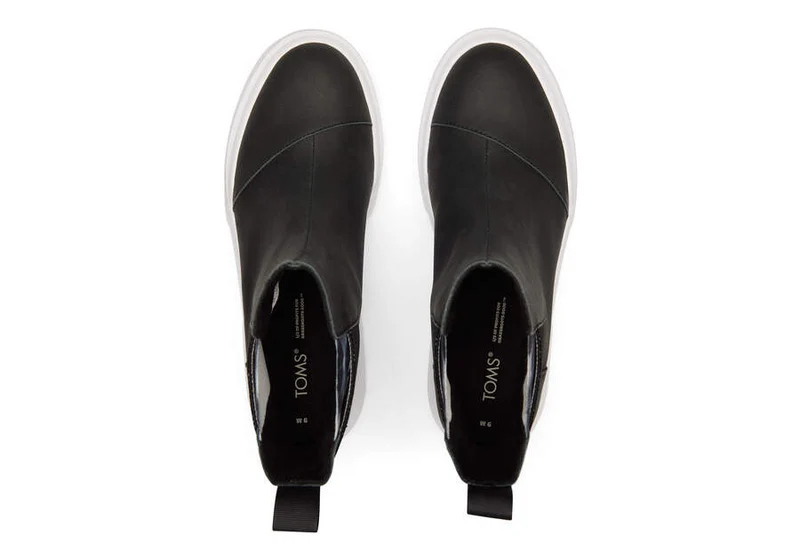 TOMS Alpargata-Kampfstiefel für Damen – Schwarz