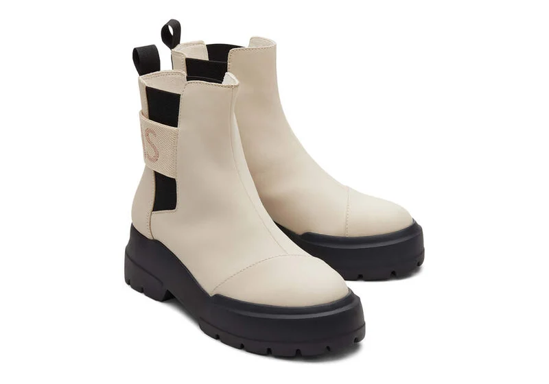 TOMS Alpargata-Kampfstiefel für Damen – Beige