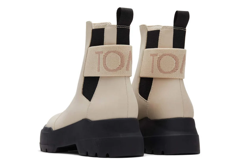 TOMS Alpargata-Kampfstiefel für Damen – Beige