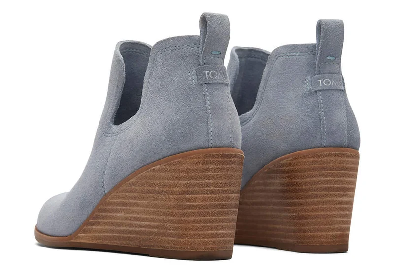 TOMS Kallie Wildlederstiefel für Damen – Steingrau
