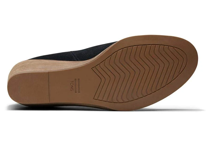 TOMS Kallie Wildlederstiefel für Damen – Schwarz