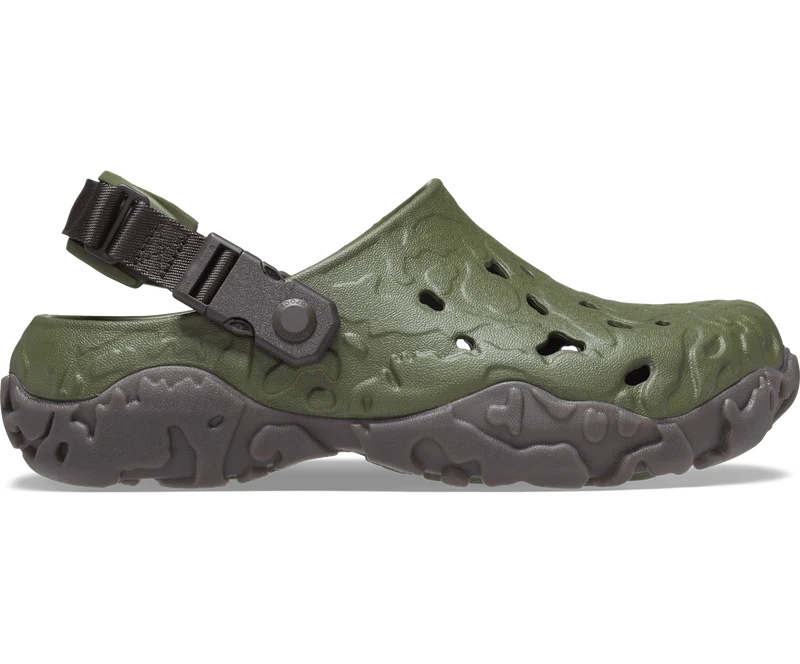 Crocs Unisex All Terrain Atlas Clog – Armeegrün/Espresso