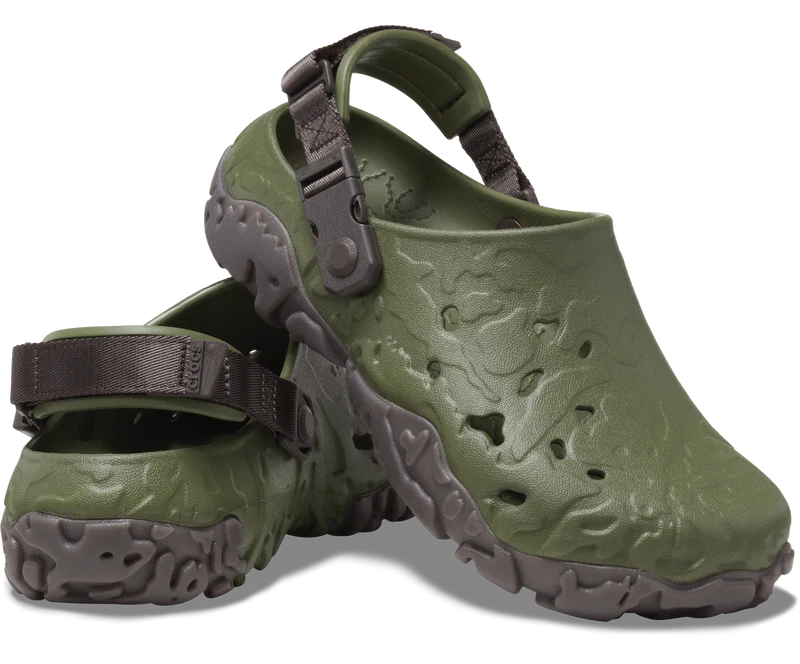 Crocs Unisex All Terrain Atlas Clog – Armeegrün/Espresso