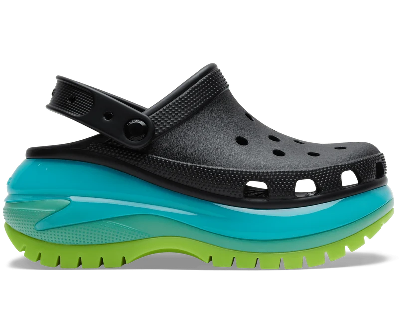 Crocs Unisex Classic Mega Crush Clog – Schwarz