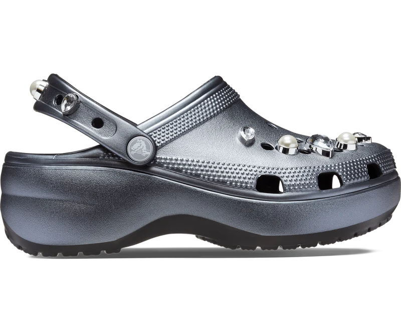 Crocs Unisex Classic Crystal Pearls Clog – Schwarz