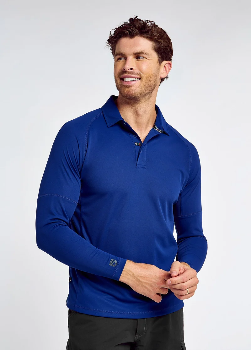 Piraeus Technical Poloshirt - Ultramarine