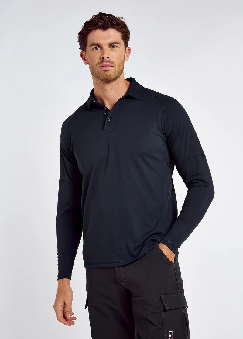 Piraeus Technical Poloshirt - Navy