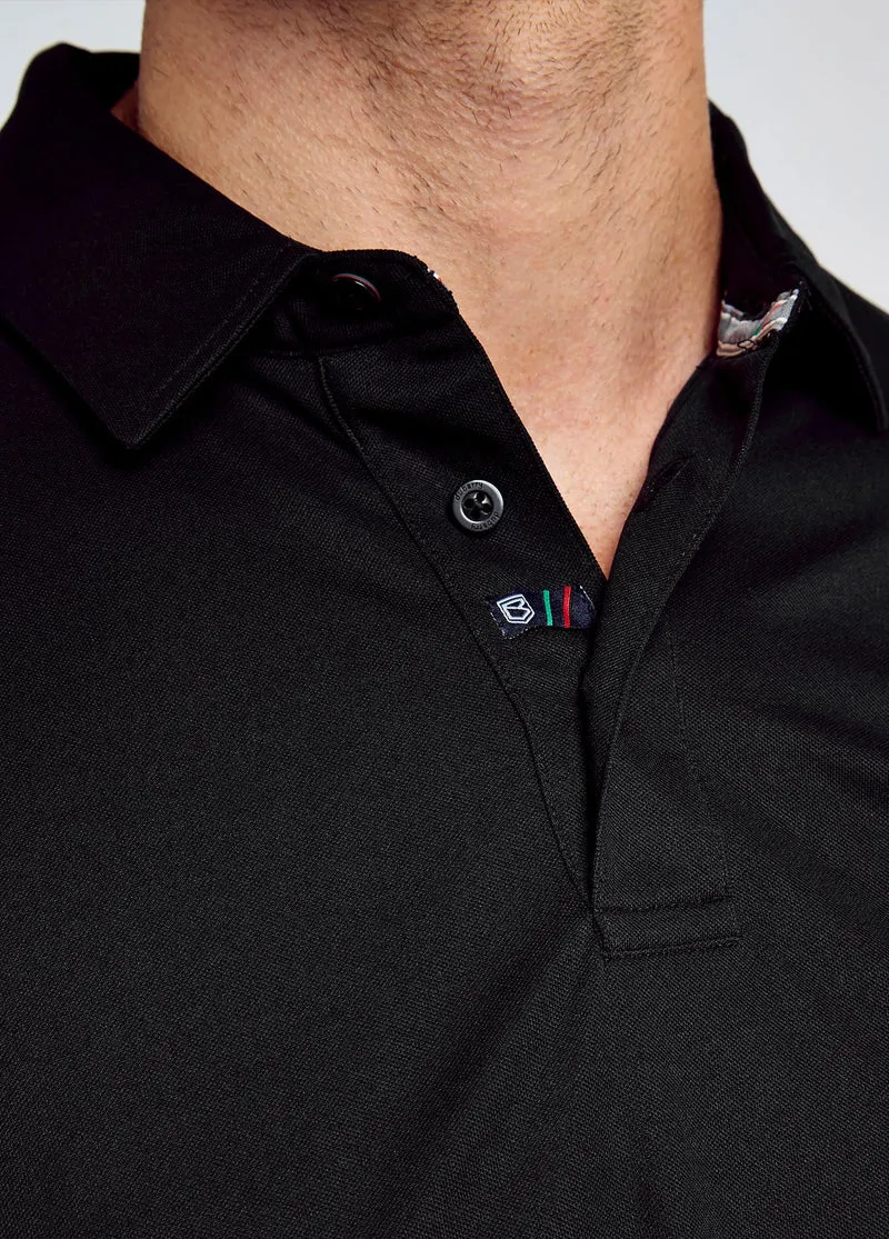 Piraeus Technical Poloshirt - Black