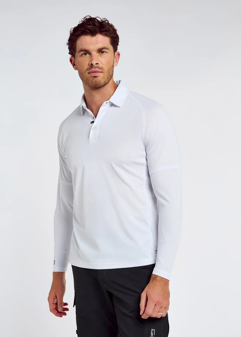 Piraeus Technical Poloshirt - White