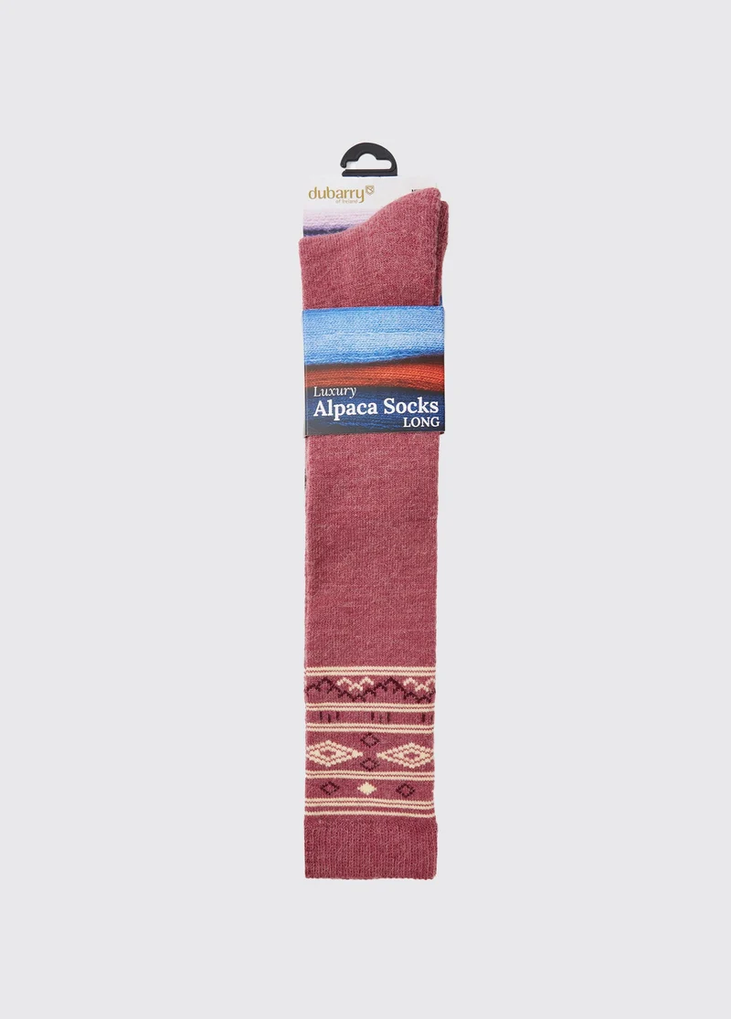 Rolestown Fair Isle Alpaka Socken - Clover