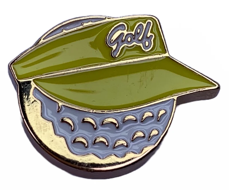 Crocs Jibbitz 19. Loch Golf-Visier-Charm
