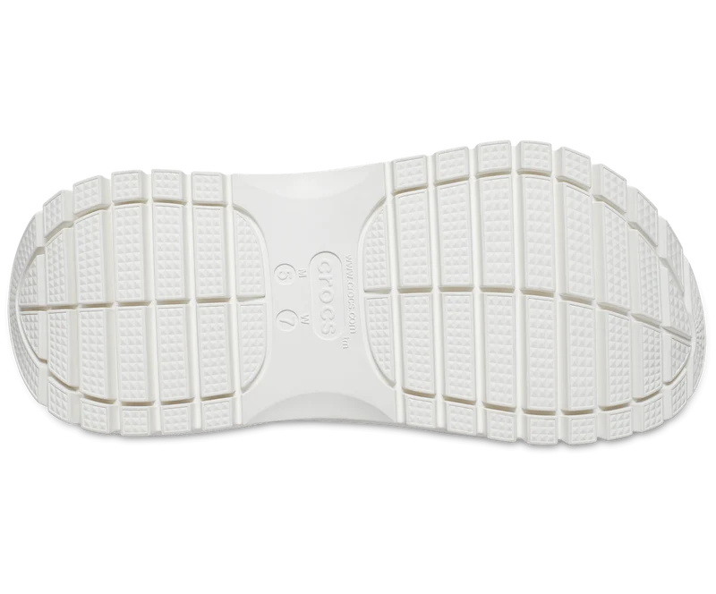 Crocs Unisex Classic Mega Crush Clog – Weiß