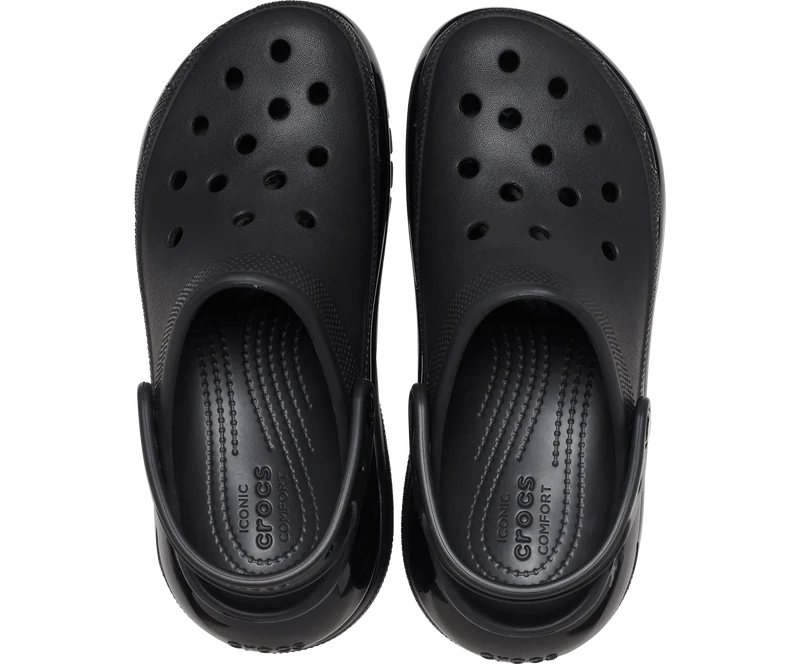 Crocs Unisex Classic Mega Crush Clog – Schwarz