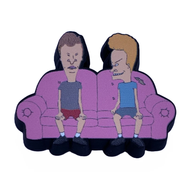 Crocs Jibbitz Beavis und Butthead Sofa-Charme