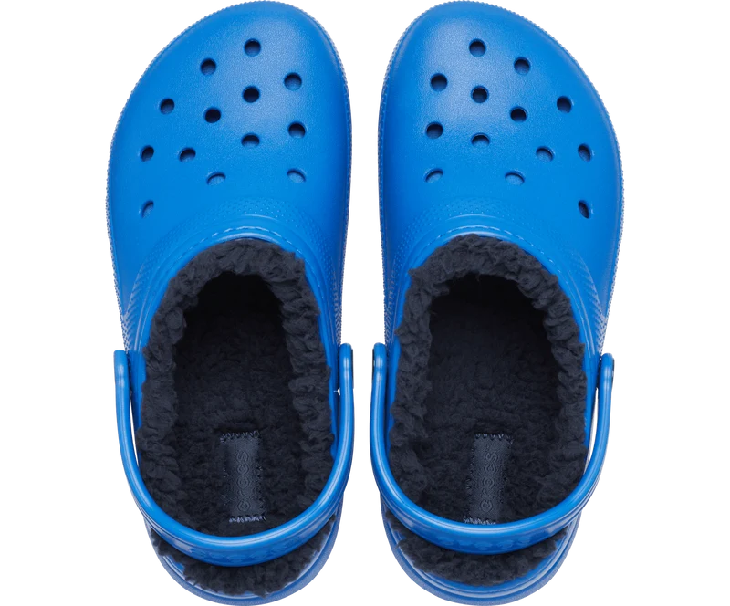 Crocs Kinderklassiker Lined Clog - Blauer Blitz