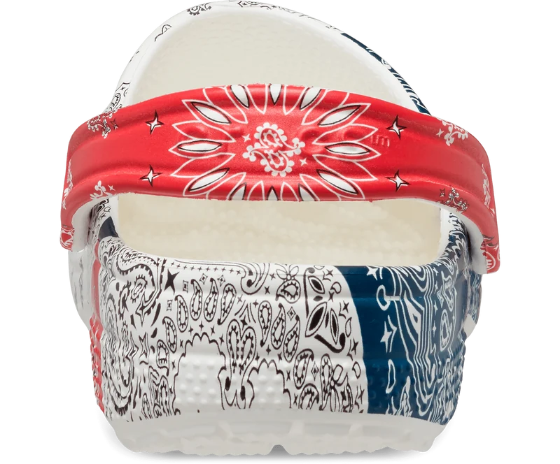 Crocs Klassischer Unisex-Bandana-Clog – Mehrfarbig