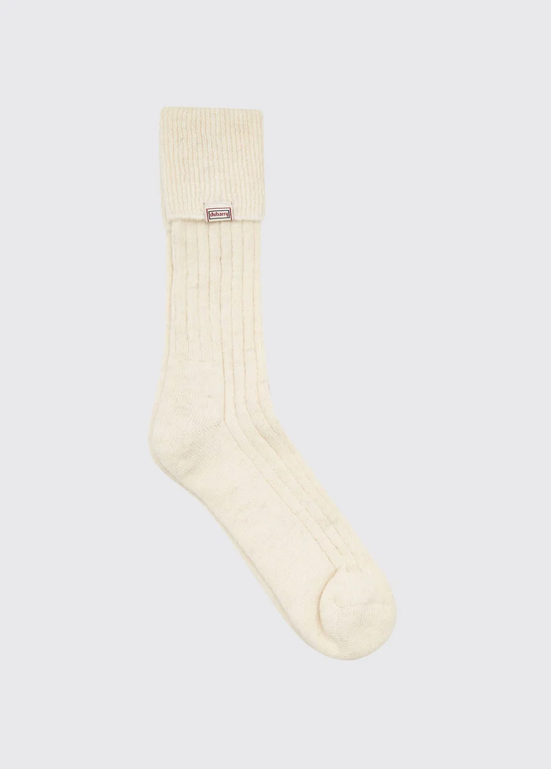 Holycross Alpaka-Socken - Cream