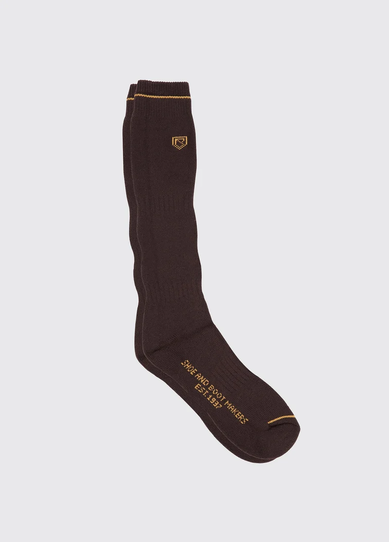 Lange COOLMAX® Socken - Brown