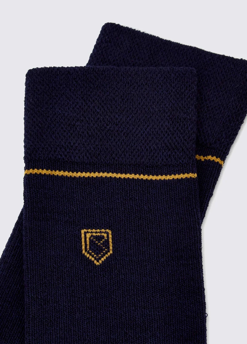 Lambeg Lange PrimaLoft® Socken - Navy