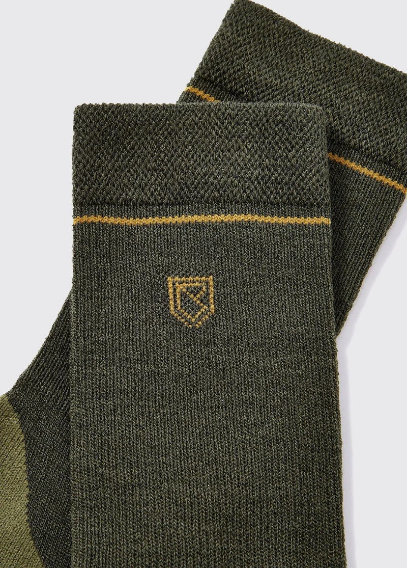 Tintern Kurze PrimaLoft® Socken - Olive