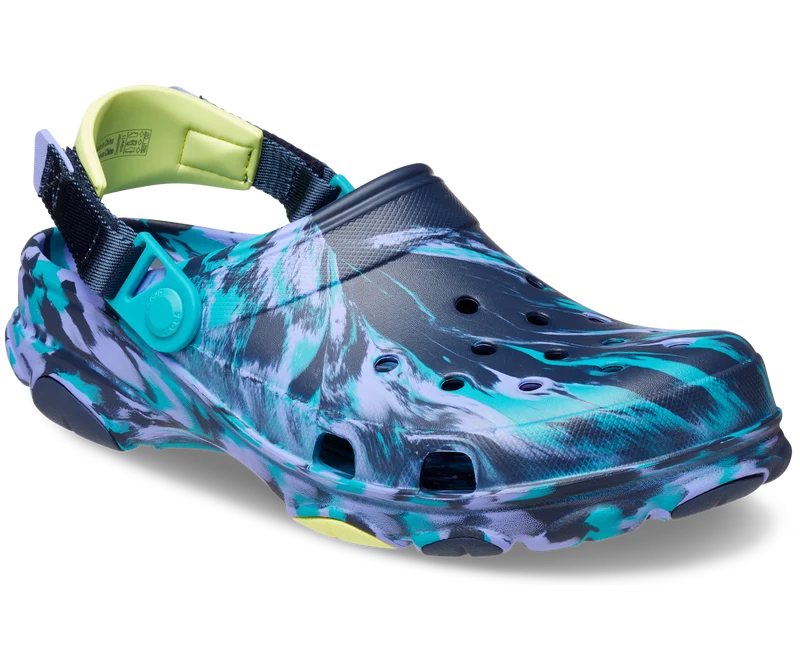 Crocs Unisex-All-Terrain-Marmor-Clog – Marineblau