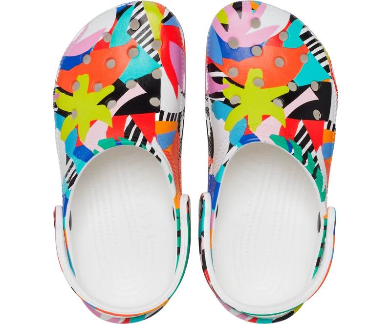 Crocs Unisex Classic Retro Resort Clog – Weiß