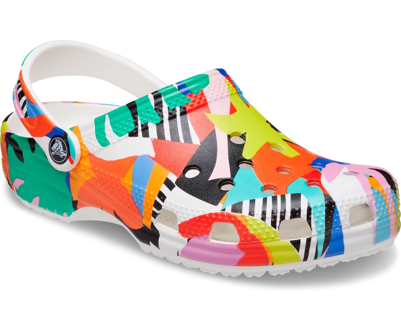 Crocs Unisex Classic Retro Resort Clog – Weiß