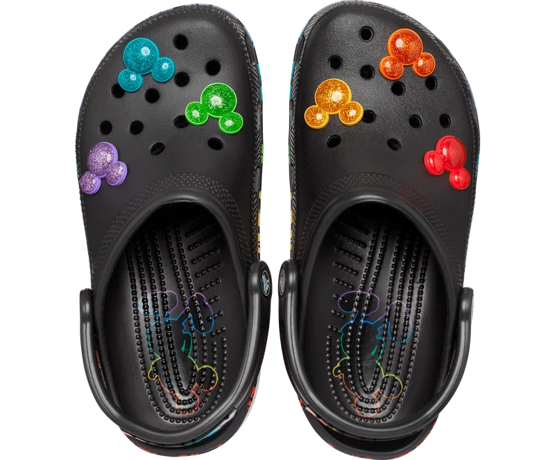 Crocs Unisex Disney Rainbow Celebration Clog – Schwarz