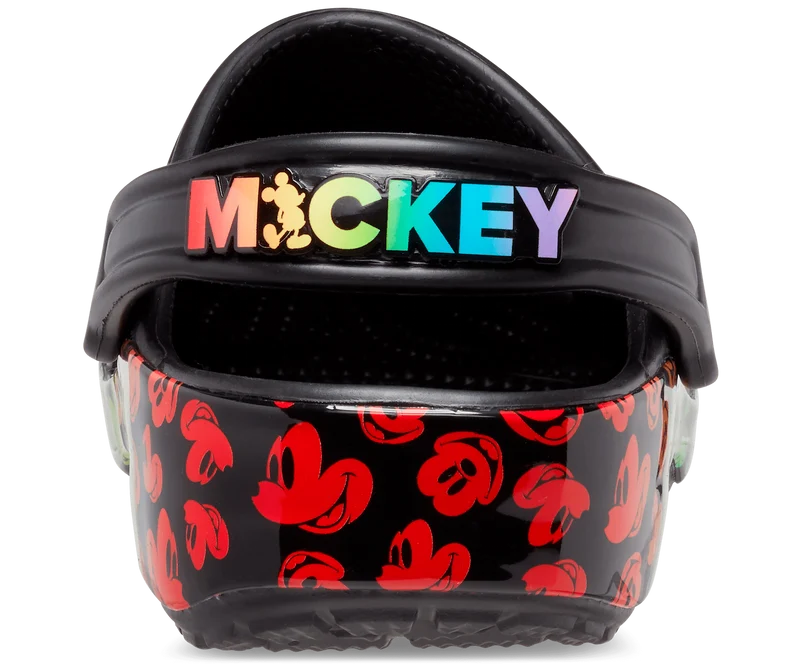 Crocs Unisex Disney Rainbow Celebration Clog – Schwarz