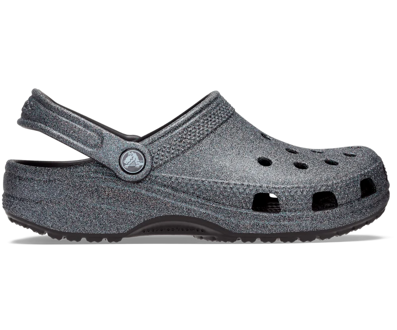 Crocs Unisex Classic Glitter II Clog – Schwarz