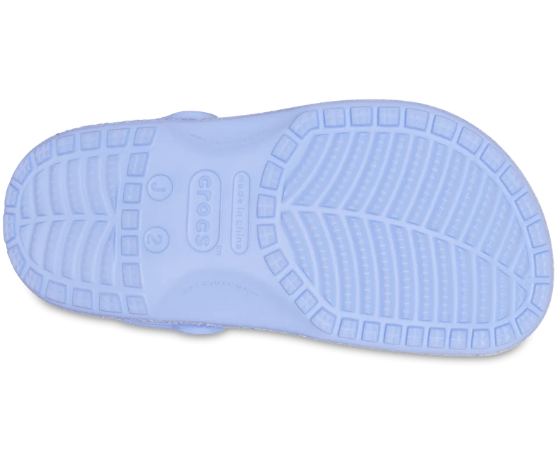 Crocs Klassischer Glitzer-Clog für Kinder – Moon Jelly