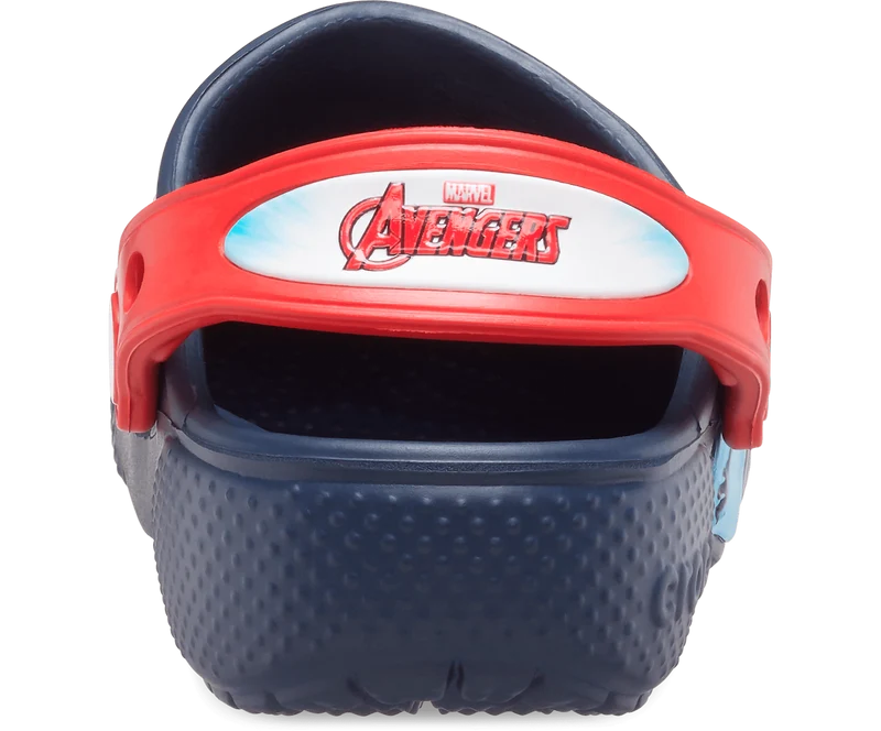 Crocs Kinderspaßlabor Avengers Patch-Clog – Marineblau
