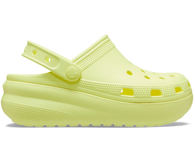 Crocs Klassischer Cutie-Plateau-Clog für Kinder – Schwefel