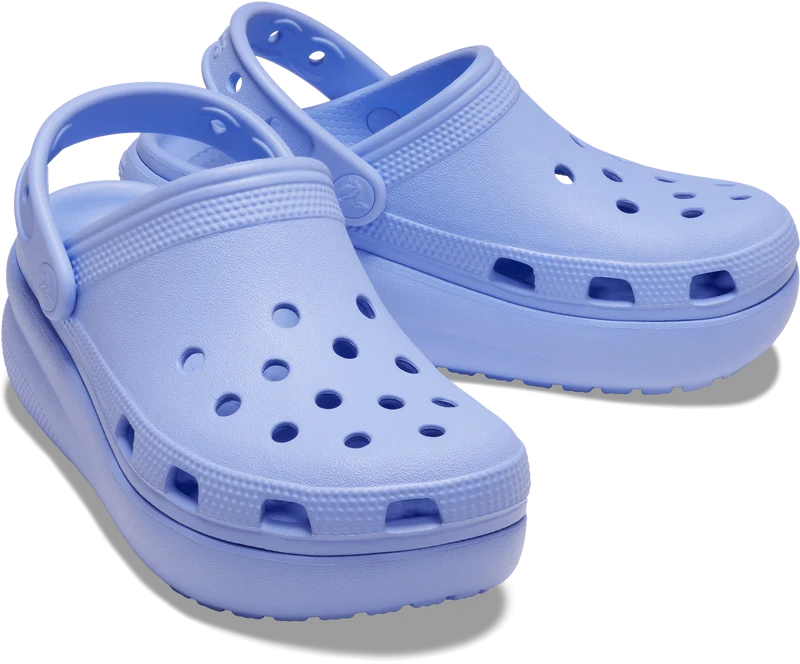 Crocs Klassischer Cutie-Plateau-Clog für Kinder – Moon Jelly