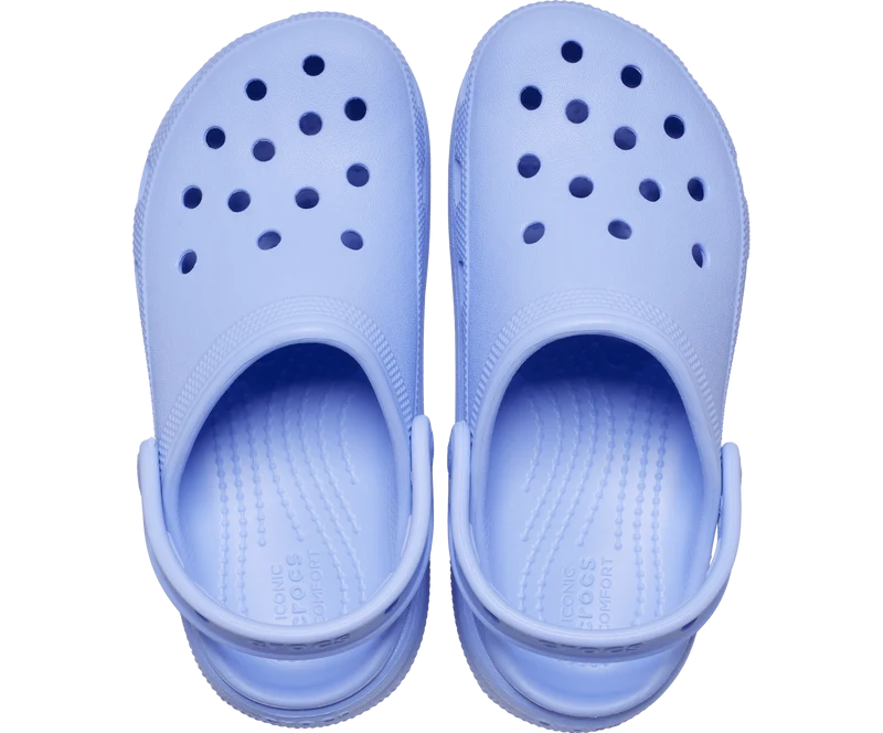 Crocs Klassischer Cutie-Plateau-Clog für Kinder – Moon Jelly