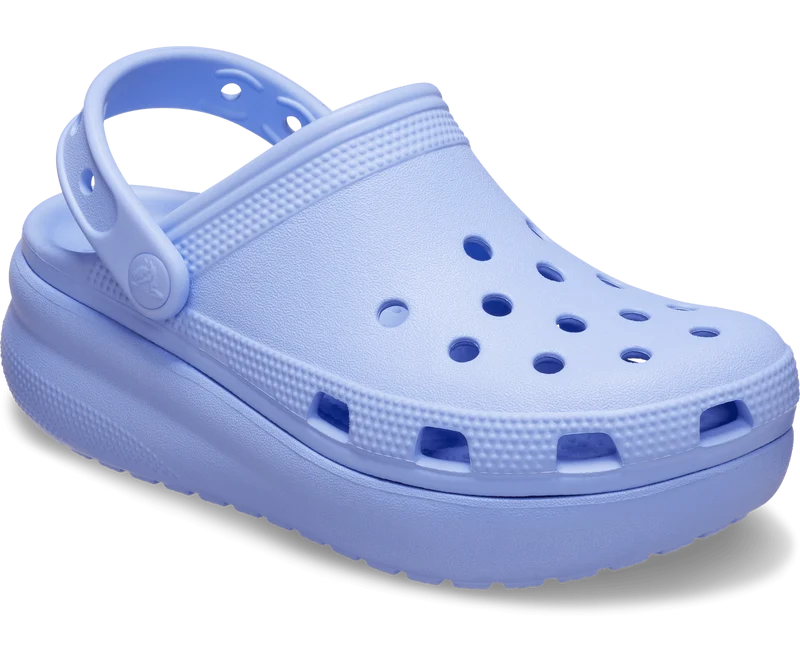 Crocs Klassischer Cutie-Plateau-Clog für Kinder – Moon Jelly