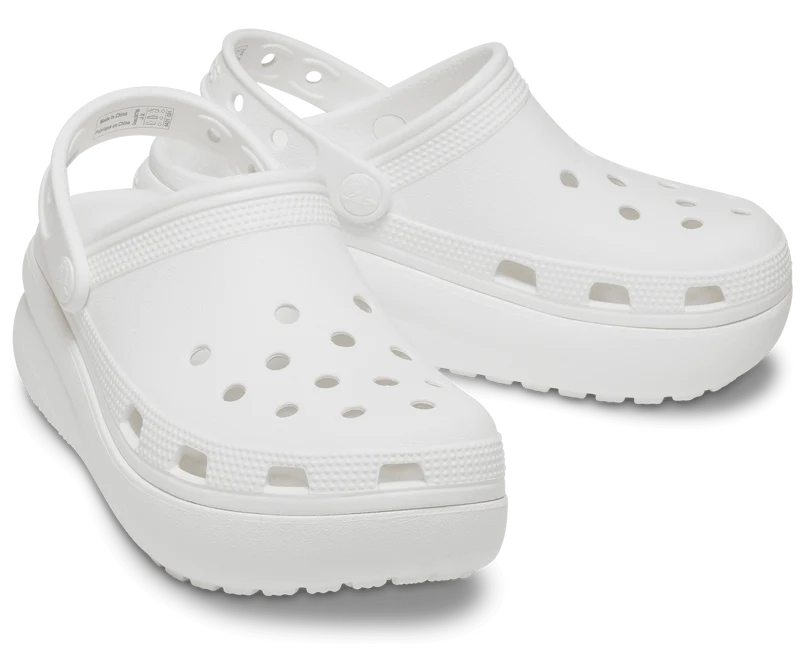 Crocs Klassischer Cutie-Clog für Kinder – Weiß