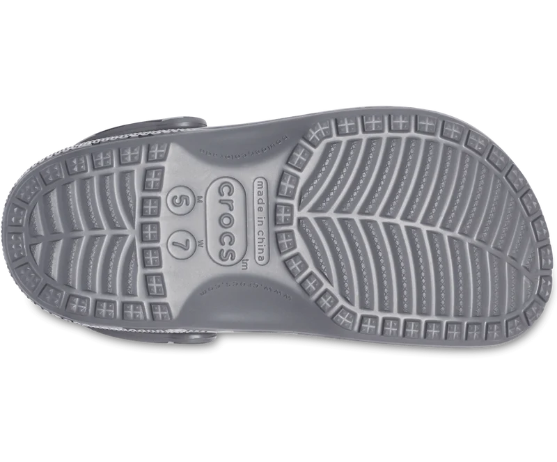 Crocs Klassischer, bedruckter Unisex-Camouflage-Clog – Schiefergrau / Multi