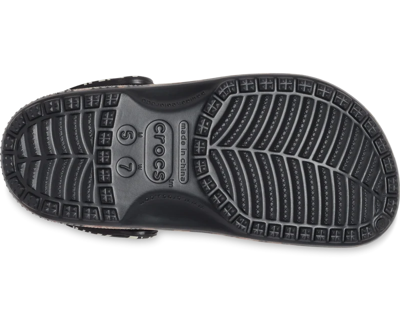Crocs Unisex Classic Animal Remix Clog – Schwarz / Multi