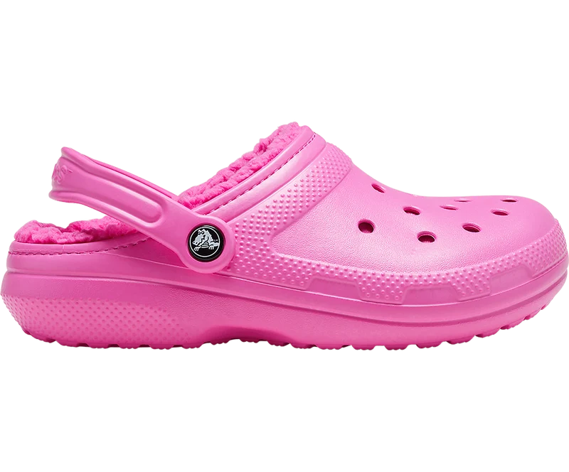 Crocs Unisex-Klassiker Lined Clog - Elektrisches Pink