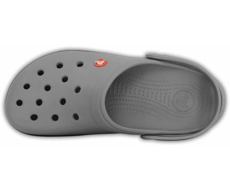 Crocs Unisex Crocband Clog – Hellgrau / Marineblau