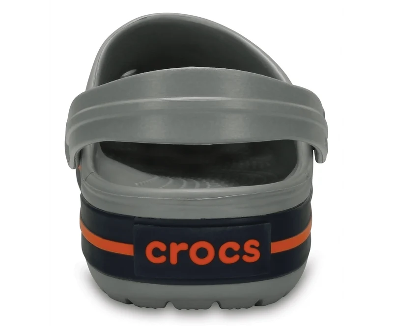 Crocs Unisex Crocband Clog – Hellgrau / Marineblau