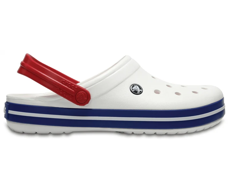Crocs Unisex Crocband Clog – Weiß / Blau
