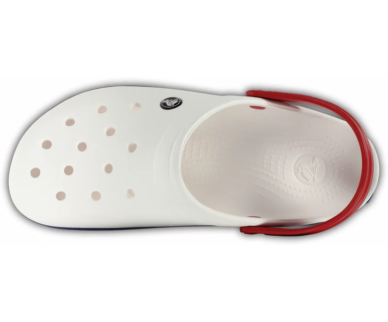Crocs Unisex Crocband Clog – Weiß / Blau