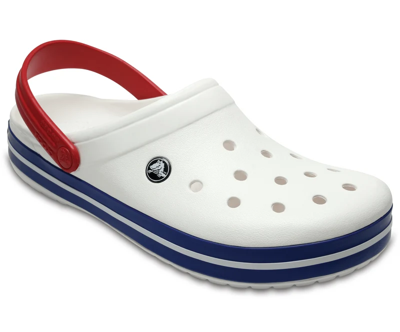Crocs Unisex Crocband Clog – Weiß / Blau