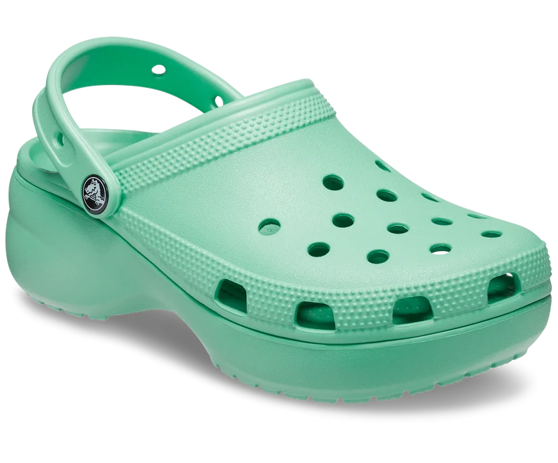 Crocs Klassischer Unisex-Plateau-Clog – Jade Stone