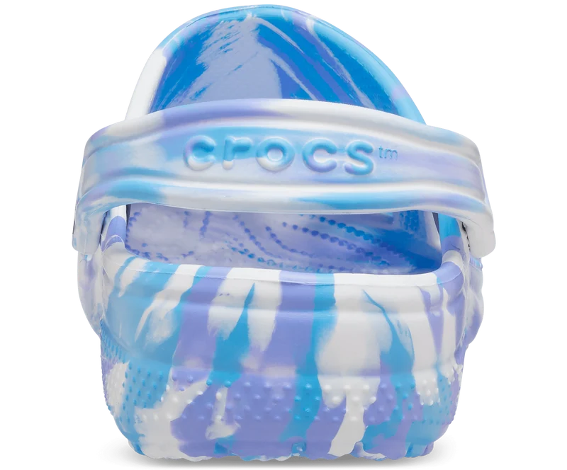 Crocs Klassischer Unisex-Clog aus Marmor – Oxygen
