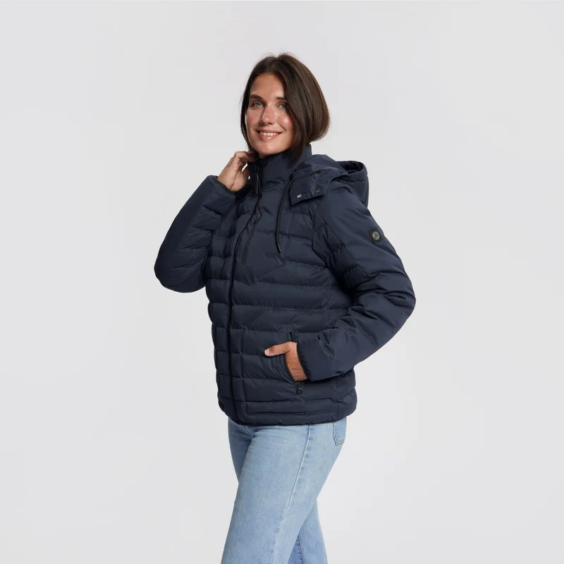 Sigrid Damen – Daunen-Winterjacke – Wasserdicht – Marineblau