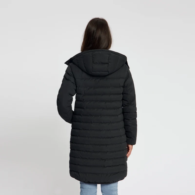 Saga Damen – Daunen-Winterjacke – Wasserdicht – Schwarz